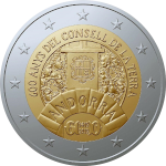 2 Euro 1 2019 600. Jahrestag des Consell de la Terra