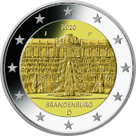 2 Euro 4 2020 Brandenburg: Schloss Sanssouci