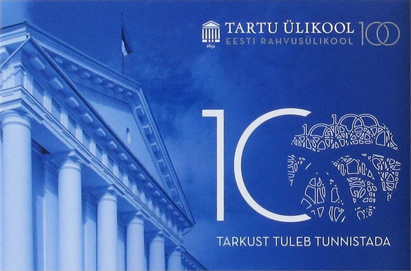 2 Euro Estland 2019 100. Jahrestag der Gründung der estnischsprachigen Universität Tartu