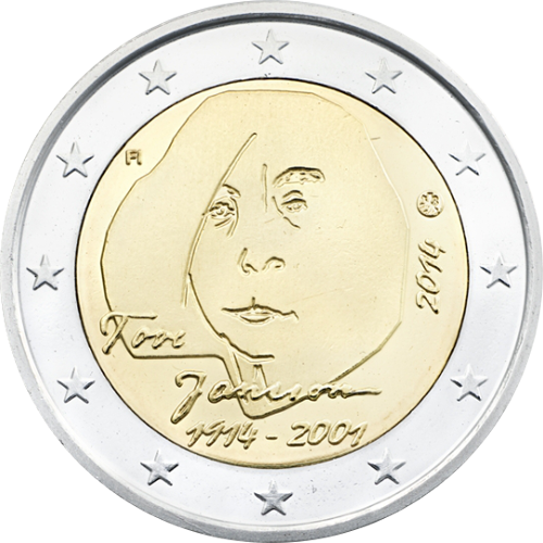 2 Euro Finnland 2014 100.Geburtstag von Tove Jansson