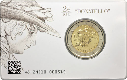 2 Euro Italien 2016 550.Todestag von Donatello