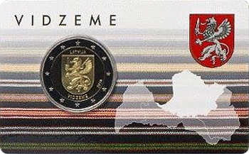 2 Euro Lettland 2016 Region Vidzeme