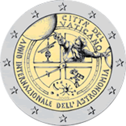 2 Euro Vatikanstadt 2009 Internationales Jahr der Astronomie