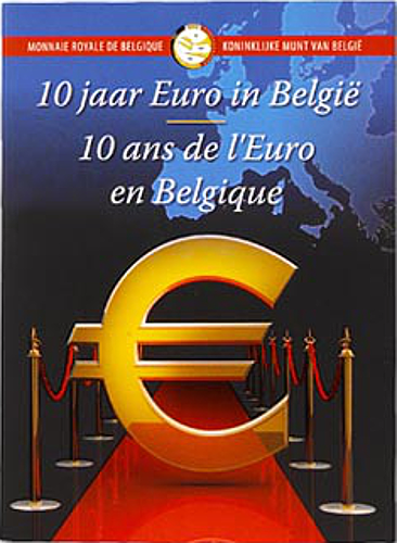 2 Euro Belgien 2012 10 Jahre Euro-Bargeld