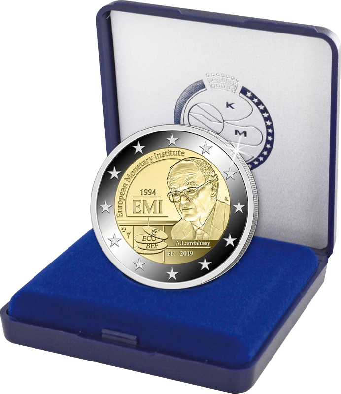 2 Euro Belgien 2019 25. Gründungstag des Europäischen Währungsinstituts