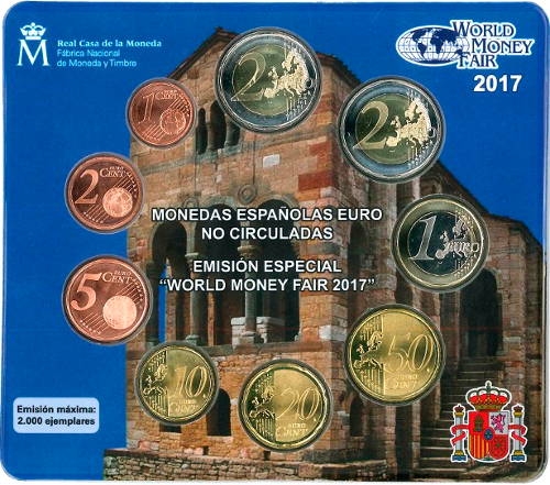 2 Euro Spanien 2017 KMS Spanien 2017 ST - World Money Fair