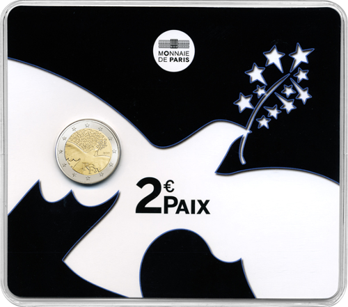 2 Euro Frankreich 2015 70 Jahre Frieden in Europa
