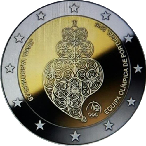 2 Euro Portugal 2016 Olympische Spiele 2016 in Rio de Janeiro