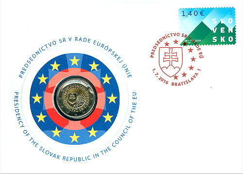 2 Euro Slowakei 2016 Ratspräsidentschaft der EU