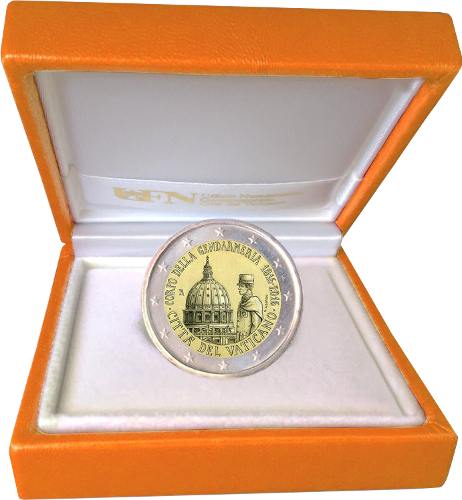 2 Euro Vatikanstadt 2016 200 Jahre vatikanische Gendamerie